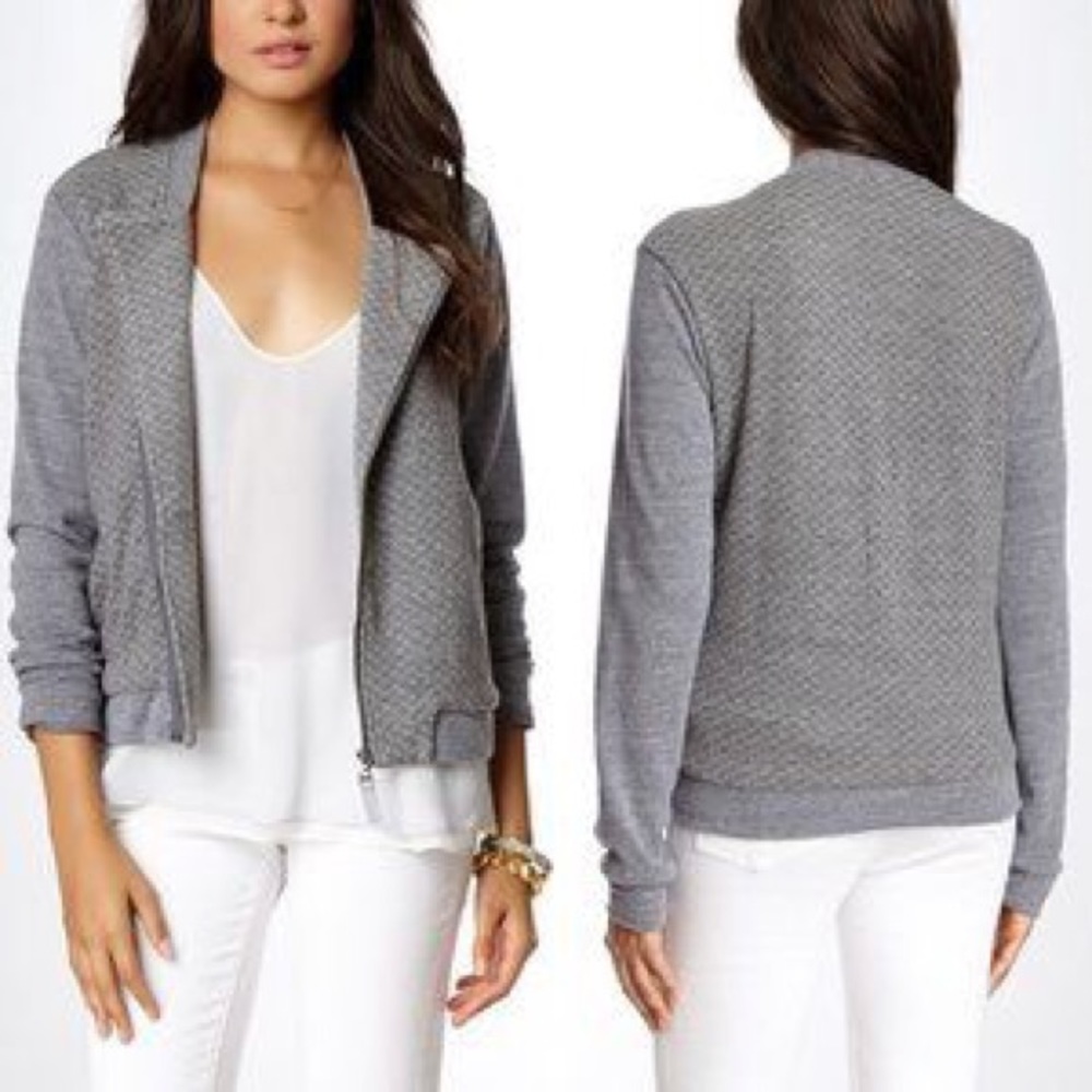 Splendid Quilted Moto Jacket - Size X-Small